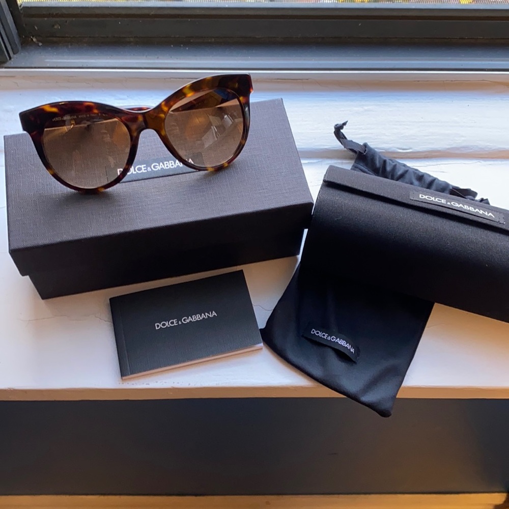 Dolce & Gabbana tortoise shell sunglasses